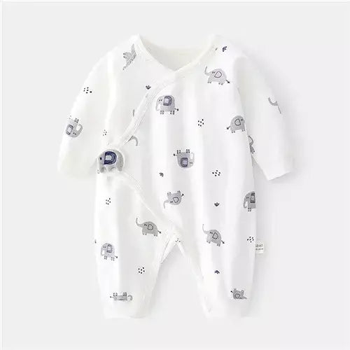 Algodão bebê recém-nascido menina menino macacão impressão infantil macacão casual roupas recém-nascidos para meninas meninos primavera outono roupas novo 0-6m