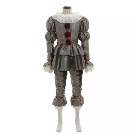 Anime noite palhaço coringa adulto pennywise cosplay traje halloween palhaço stephen king masculino feminino cos ternos roupa uniforme festa