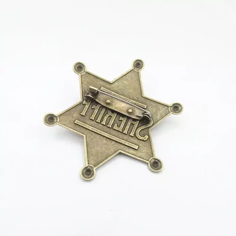 Disney toy story retro pinos de metal xerife woody saco broche dos desenhos animados anime emblemas denim lapela pino jóias brinquedo crianças presente aniversário