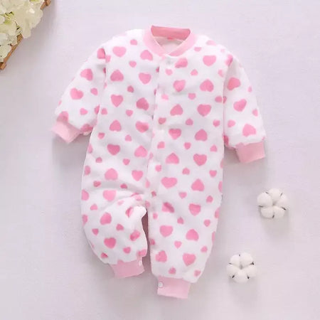 Bebê recém-nascido primavera inverno roupas jaqueta infantil para meninas macacão para meninos flanela macia bebe macacão roupas de bebê 0-18 meses