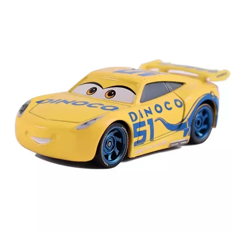 Pixar disney carros 3 2 mater relâmpago mcqueen brinquedos modelo coleção veículos fundidos liga dinoco racer carro para crianças presentes