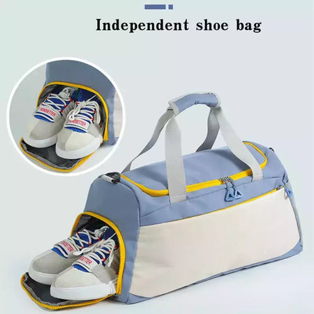 Bolsa de viagem portátil de grande capacidade, leve e curta distância Duffle, mensageiro de armazenamento, bolsa de ginástica esportiva, elegante, 2024
