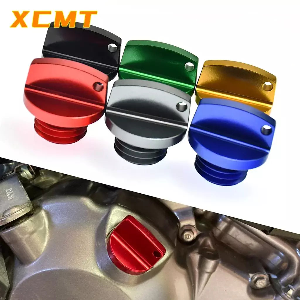 Acessórios para motocicleta cnc m20 * 2.5, tampa de enchimento de óleo para honda yamaha suzuki kawasaki ducati cbr 250rr 1000rr yz250f yz450f