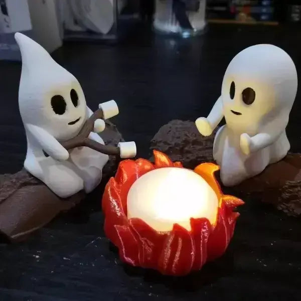 1 conjunto de halloween fantasma fogueira decoração assustador festa ao ar livre casa assombrada adereços assustador quintal cena reunião decoração presente