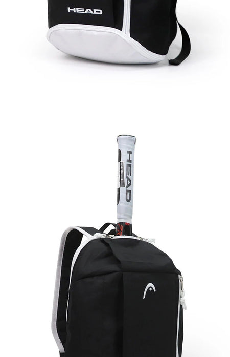 Sacos De Raquete De Tênis De Cabeça, Mochila de grande capacidade, Badminton Sports Shoulder Bags, Sacos de sapato individuais