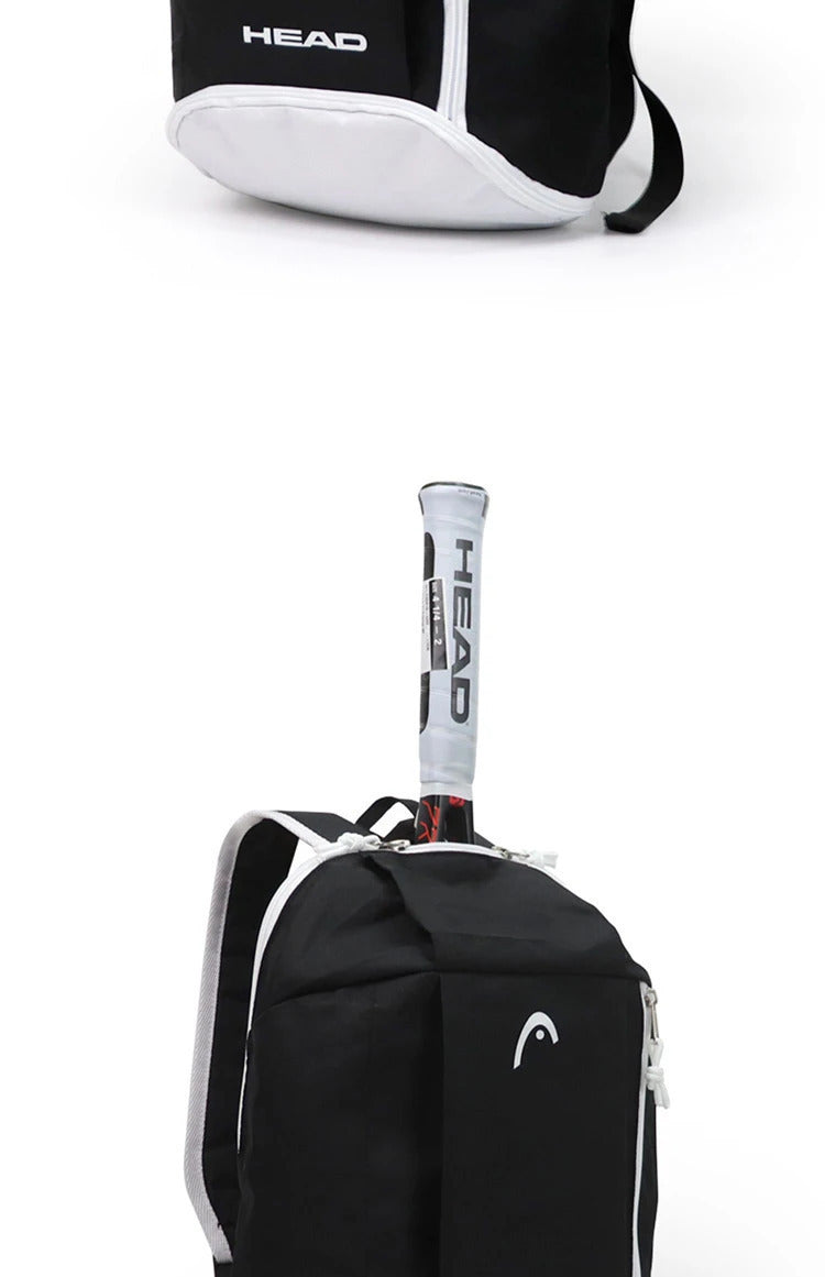 Sacos De Raquete De Tênis De Cabeça, Mochila de grande capacidade, Badminton Sports Shoulder Bags, Sacos de sapato individuais