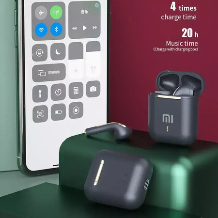 Original xiaomi j18 fone de ouvido sem fio fones bluetooth verdadeiro para estéreo esporte jogo tws fones ouvido no ouvido com microfone toque