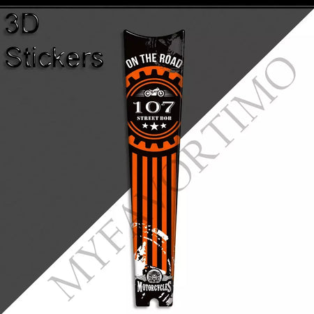 Motocicleta para harley davidson street bob fxbb 107 m8 tanque almofada apertos kit joelho carenagem fender adesivos decalque