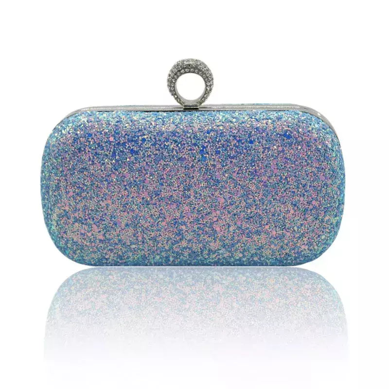 Evening Pink Clutch Purse Mulheres Bling Lantejoulas Bolsas 2023 Novo Designer De Moda Saco De Telefone De Luxo Crossbody Pequeno Saco De Designer