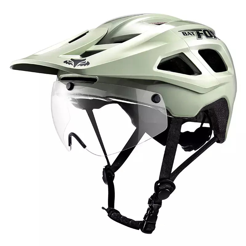 Batfox capacete de bicicleta mtb ajustável, leve, respirável, forro confortável, esportes ao ar livre, chapéu seguro para homens e mulheres, capacete de ciclismo