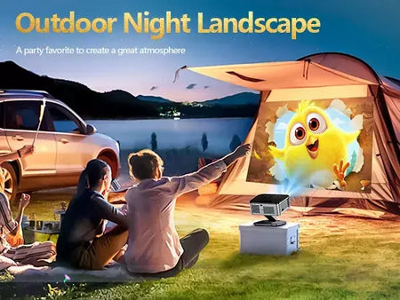 XWBSY 2025 Projetor de foco laser TOF 45000Lumens Moive Projetor de luz diurna portátil 4K Android 12.0 Projetor LED WIFI6/20MS