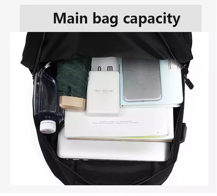 Mochila de carregamento USB impermeável para homens, sacos traseiros do escritório do negócio, mochila para laptop casual, mochilas escolares masculinas, 15,6";;VERDADEIRO;;"CINZA