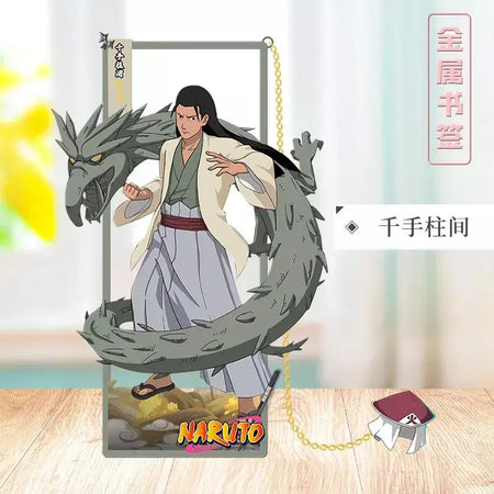 Naruto anime japonês periféricos metal artesanato marcador ornamentos de mesa colecionáveis presente de aniversário criativo para namorado menino brinquedo