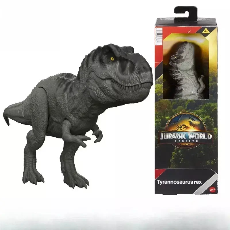 Mattel jurássico mundo renascimento dinossauro figura de ação mosasaur atrociraptor tiranossauro rex meninos brinquedos anime animal filme presente