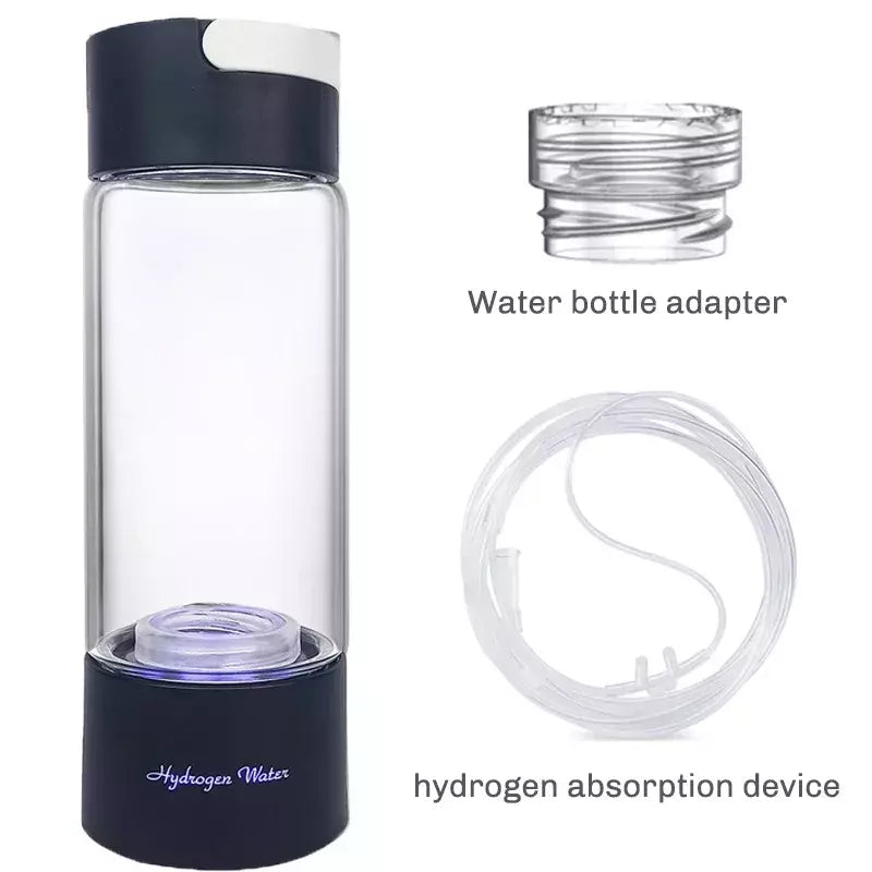 Garrafa elétrica portátil do gerador da água rica em hidrogênio, filtro Titanium da qualidade, USB, copo água rico em hidrogênio, cuidados médicos