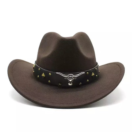 Mulheres e Homens Lã Ocidental Chapéu de Cowboy, Cavalheiro Senhora Jazz Cloche Sombrero Bonés, Tamanho Grande, Inverno, Outono, Novo, 2