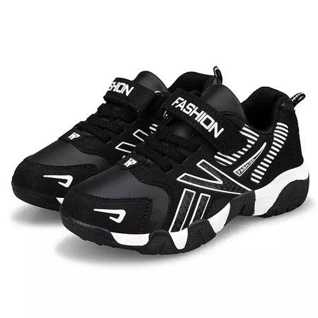 Crianças meninos sapatos escola esportes moda couro para crianças tênis casuais menino correndo andando sapato ao ar livre