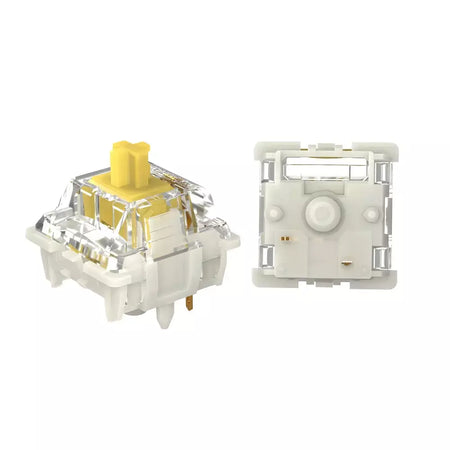 Gateron branco amarelo prata pro 2.0 v2 switch 3pin rgb linear tátil vermelho marrom switches para teclado mecânico permutável quente