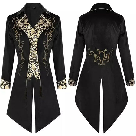 Outono novo roxo masculino luxo jacquard smoking, retalhos impresso casacos, tamanho europeu preto masculino mardi gras vestido longo jaqueta.