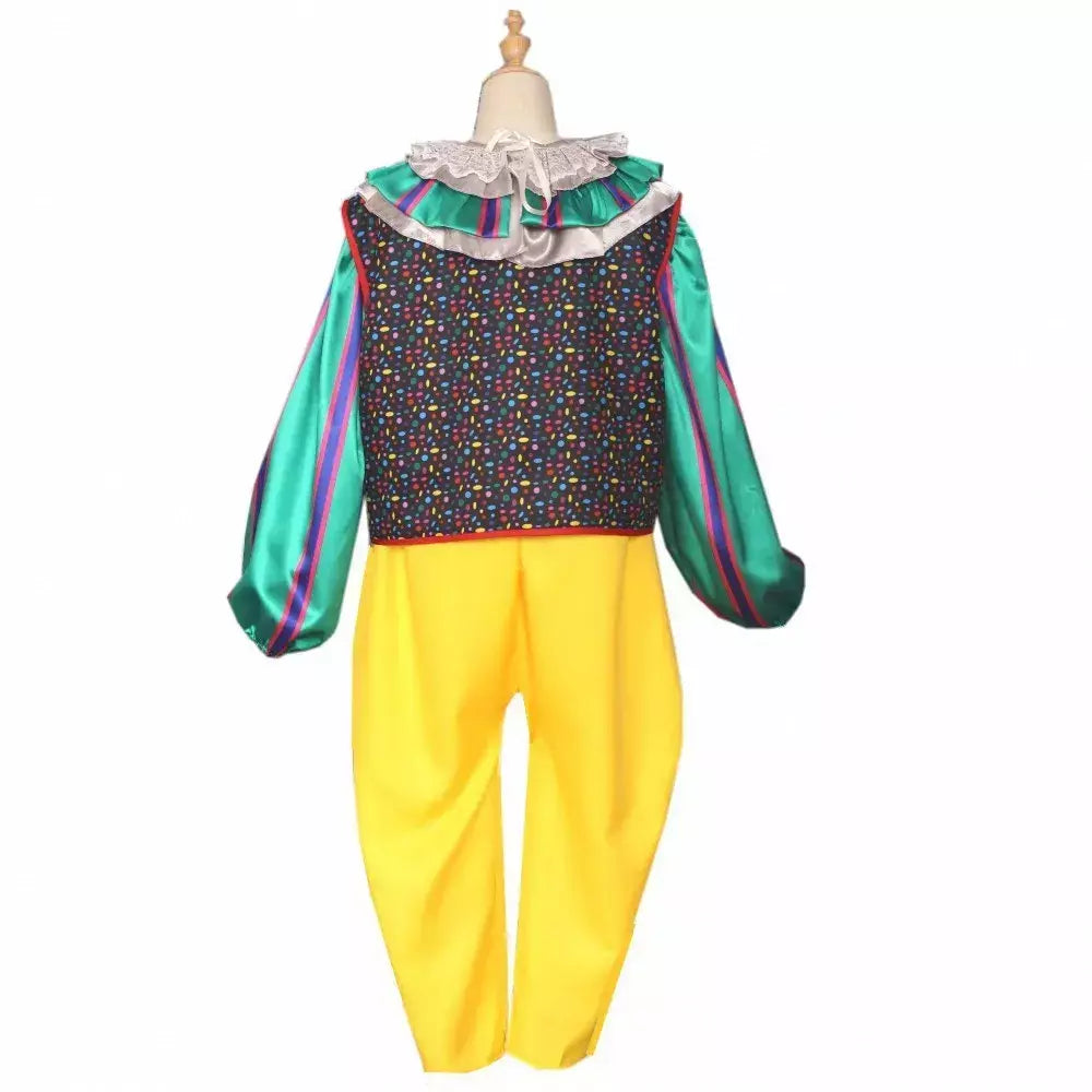 Anime noite palhaço coringa adulto pennywise cosplay traje halloween palhaço stephen king masculino feminino cos ternos roupa uniforme festa