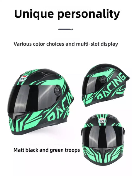 Novo bonito crianças capacete de segurança criança rosto cheio para 4 temporada esportes ao ar livre equitação cabeça ajustável bicicleta motocicleta crianças capacete