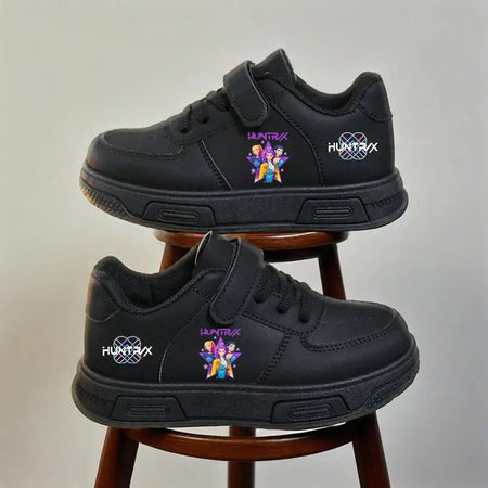 2025 kpop demon hunters crianças sapatos casuais outono dos desenhos animados crianças tênis para meninas bonito da criança estudante tênis de corrida presente