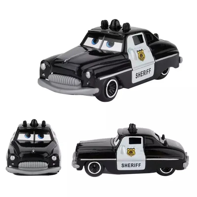 6-7 pçs disney pixar carro 3 2 1 relâmpago mcqueen caminhão mack jackson tempestade diecast metal carro de corrida dinoco racer brinquedo conjunto menino presente