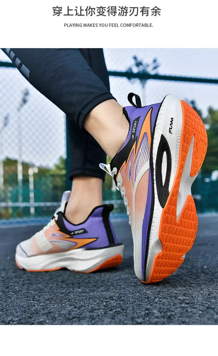 Sapatos esportivos de alta qualidade para homens plataforma casual tênis de corrida treinador respirável caminhada sapatos de basquete feminino confortável