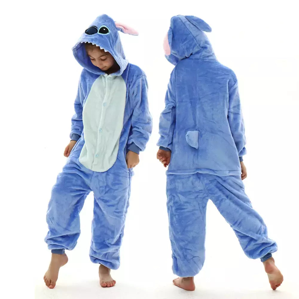 Miniso Cosplay Costumes para crianças, pijama animal, ponto, dinossauro, panda, unicórnio, kigurumi, halloween, meninos, meninas, crianças