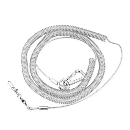 Pássaro pé corrente anti mordida corda de treinamento de vôo pássaro pé pulseira pet pássaro vôo viagem treinamento pássaro luz tornozelo corrente papagaio