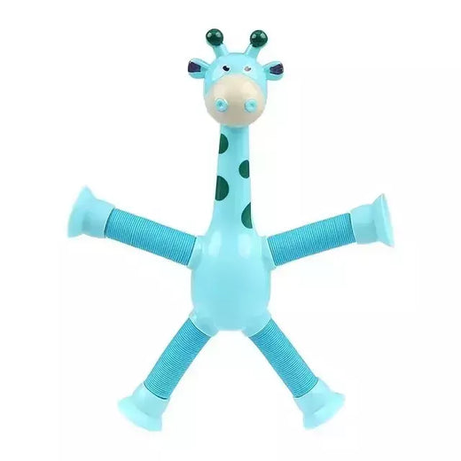 Stretch Tube for Stress Relief, Brinquedos de ventosa, Variety Shape, Squeeze Toy para crianças, Telescópico Girafa Fidget, Fole Sensorial, Anti-Stress Squeeze Toy