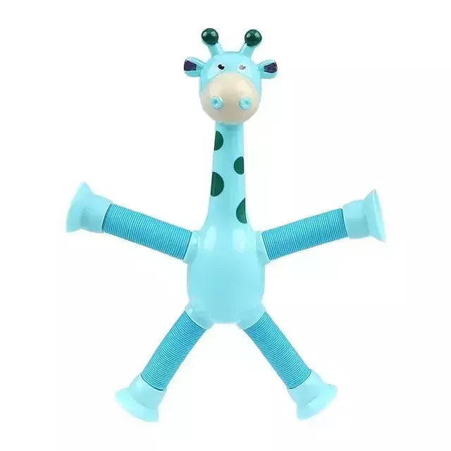 Stretch Tube for Stress Relief, Brinquedos de ventosa, Variety Shape, Squeeze Toy para crianças, Telescópico Girafa Fidget, Fole Sensorial, Anti-Stress Squeeze Toy