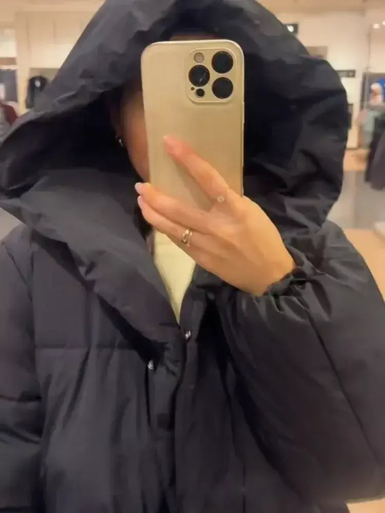 Inverno quente curto puffer jaquetas feminino solto parkas casaco moda com capuz pão jaqueta outwear algodão-acolchoado jaqueta
