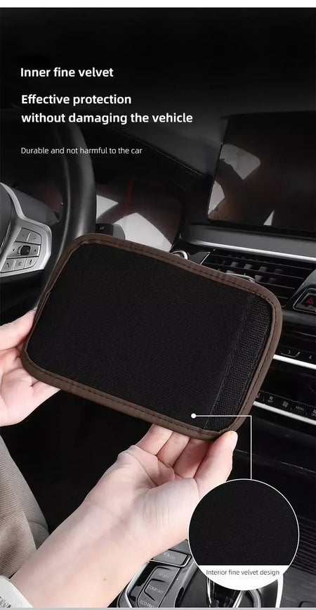2 pçs carro anti deslizamento puxar luva interior do carro alça de couro protetor capa para byd tang s7 g3 m6 f3 atto 3 e6 qing yuan canção f3r