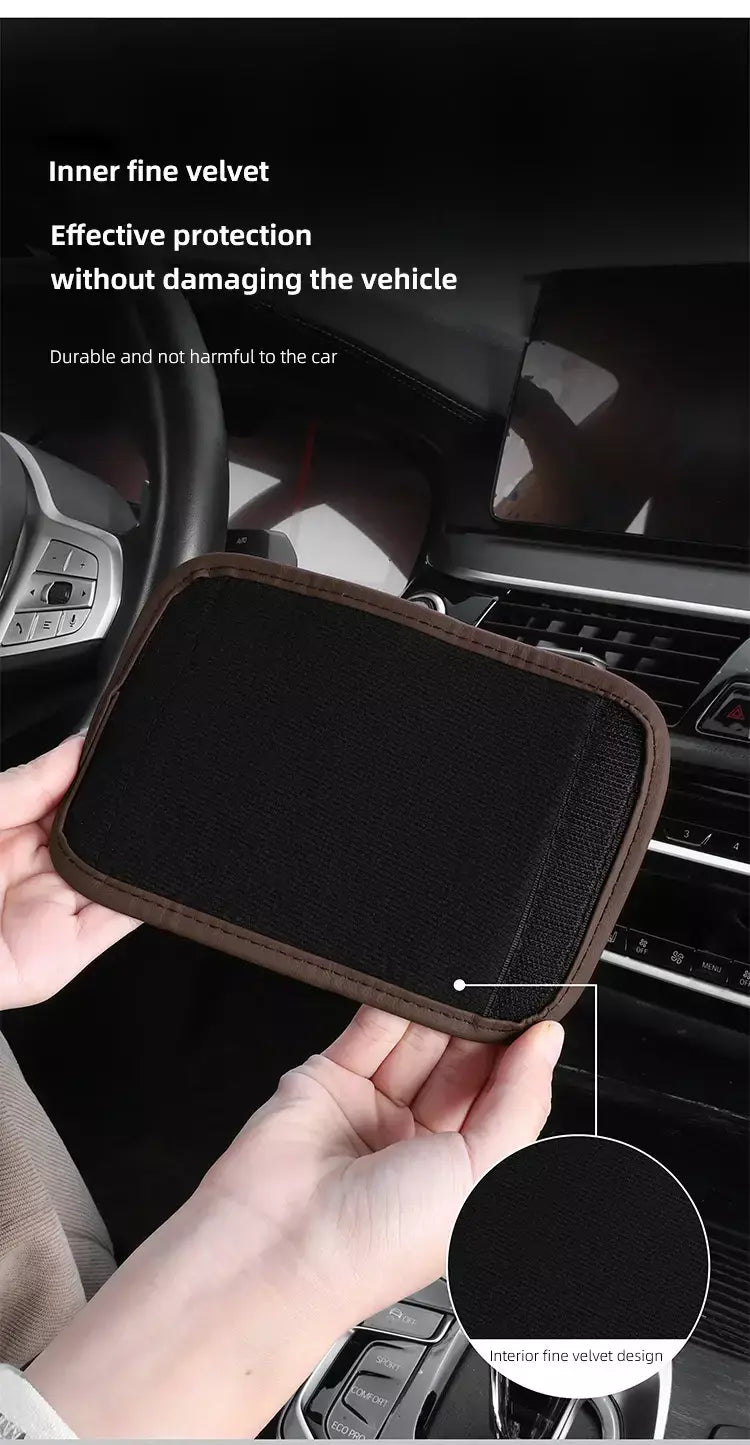 2 pçs carro anti deslizamento puxar luva interior do carro alça de couro protetor capa para byd tang s7 g3 m6 f3 atto 3 e6 qing yuan canção f3r
