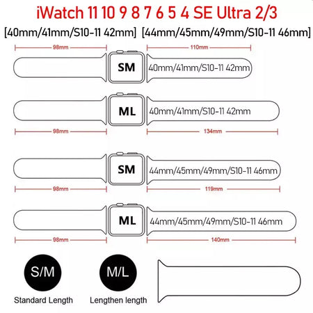 Pulseiras de silicone para apple watch pulseira 44mm 45mm 40 41mm 42-46mm pulseiras esportivas iwatch série 10 11 9 8 7 6 5 4 se ultra 3/2 49mm
