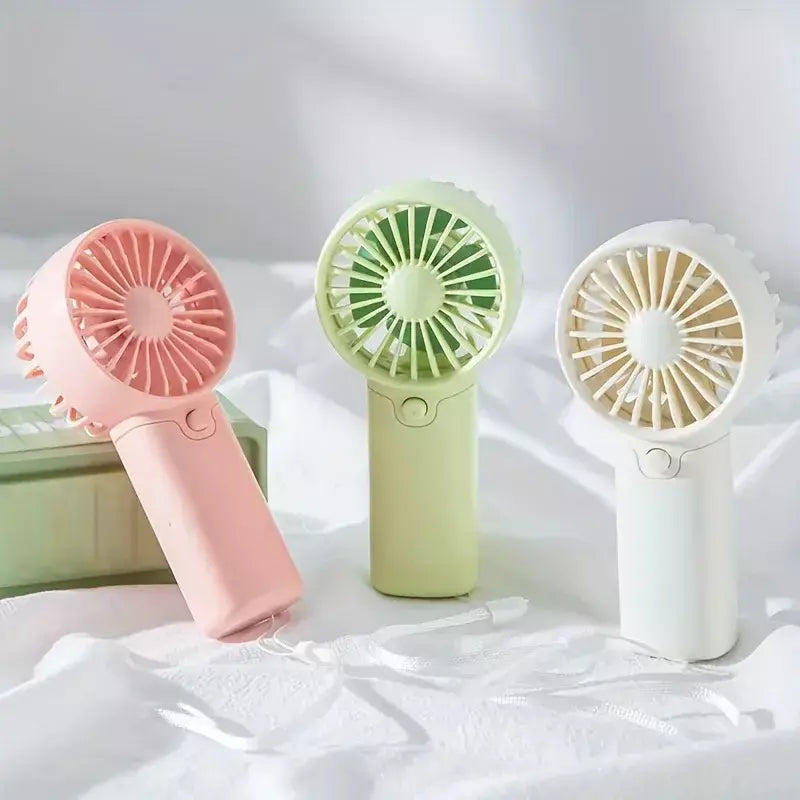 Mini ventilador portátil leve ventilador de mão aa ventilador de refrigeração a pilhas para escritório ao ar livre viagem acampamento