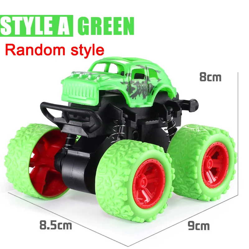 Puxar para trás carro de brinquedo rotação inercial carro de quatro rodas motriz veículo fora de estrada suv carro de corrida de energia brinquedo das crianças cargift