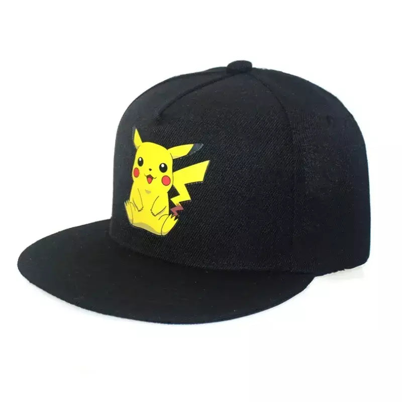 Anime figura pokemon boné de beisebol pikachu chapéu ajustável pokemon cosplay hip hop dos desenhos animados chapéus adultos menino menina crianças presentes aniversário