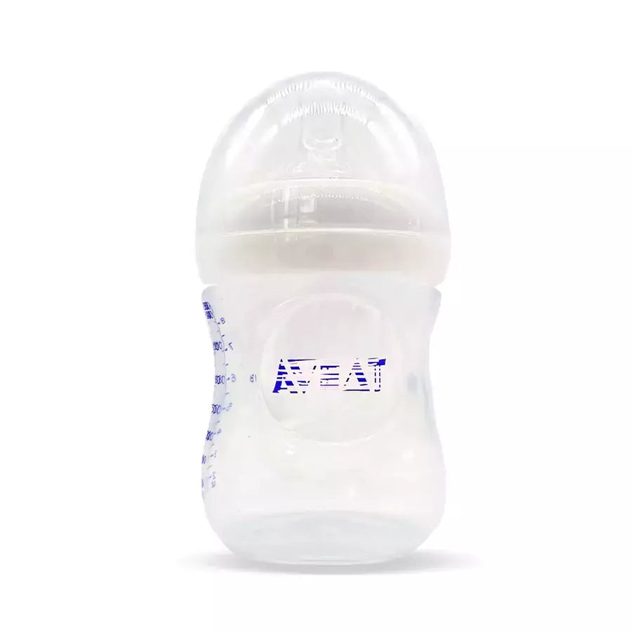 Garrafa de bebê anti-inchaço, Material PP de grau alimentício do bebê, Mamilo de silicone de leite materno, BPA Free, 150ml, 250ml