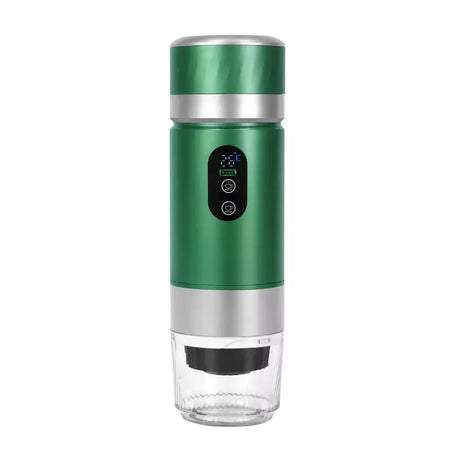 Máquina de café expresso elétrica portátil 72w, para carro e casa, acampamento, cafeteira 3 em 1, cápsula em pó, viagem, cafeteira