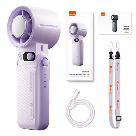 Novo ventilador portátil ao ar livre vento forte 199 engrenagem velocidade do vento led display digital turbo ajustável portátil portátil 8000mah