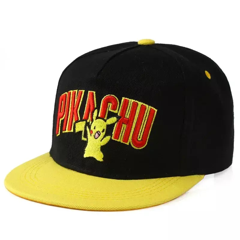 Anime figura pokemon boné de beisebol pikachu chapéu ajustável pokemon cosplay hip hop dos desenhos animados chapéus adultos menino menina crianças presentes aniversário