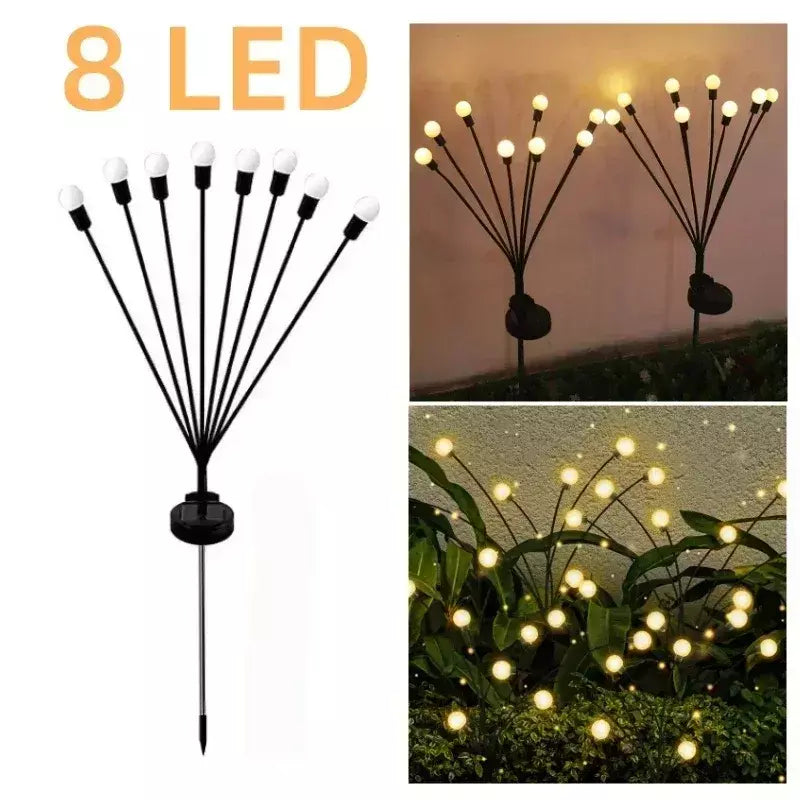 Luzes solares ao ar livre led solar cogumelo gramado luzes à prova dwaterproof água festa quintal pátio caminho lâmpada medusa para decoração de jardim