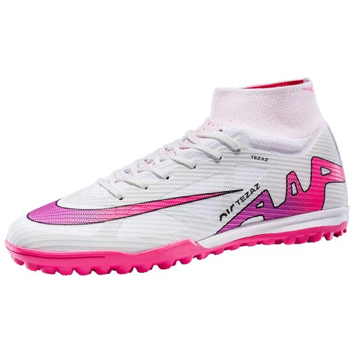 Sapatos de futebol masculino de sola FG, sapatos de gramado ao ar livre, grampos longos especiais, botas esportivas de equipe superior alta, resistência ao desgaste, tamanho 36-45