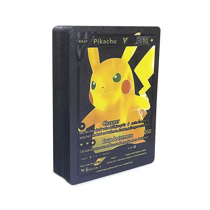 Pokemon arco-íris cartões ouro prata vmax gx cartão coleção batalha trainer cartão espanhol inglês francês criança brinquedos presentes de natal
