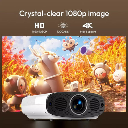 Vevshao a22 projetor full hd 1080p 4k 1000ansi android wifi foco automático 10w * 2 projetor de home theater para vídeo de reunião de escritório