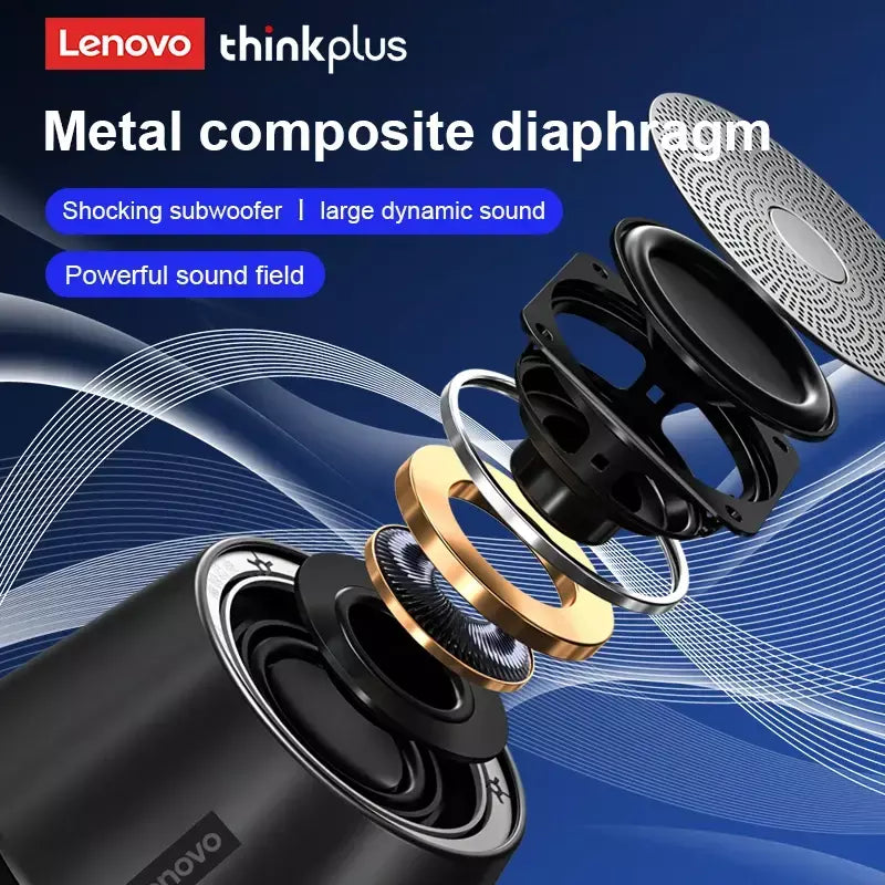 Escolha lenovo k3 pro reprodutor de áudio alto-falante 5.0 portátil bluetooth alto-falante estéreo surround sem fio bluetooth alto-falantes