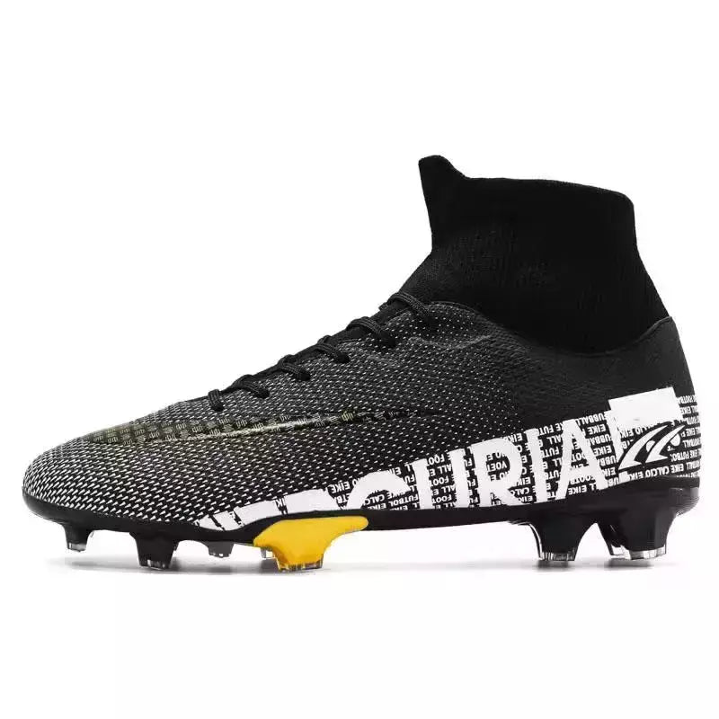 Chaveiros antiderrapantes masculinos de tornozelo, sapatos clássicos de futebol, tênis profissional, treinamento de grama, campo, FG, TF