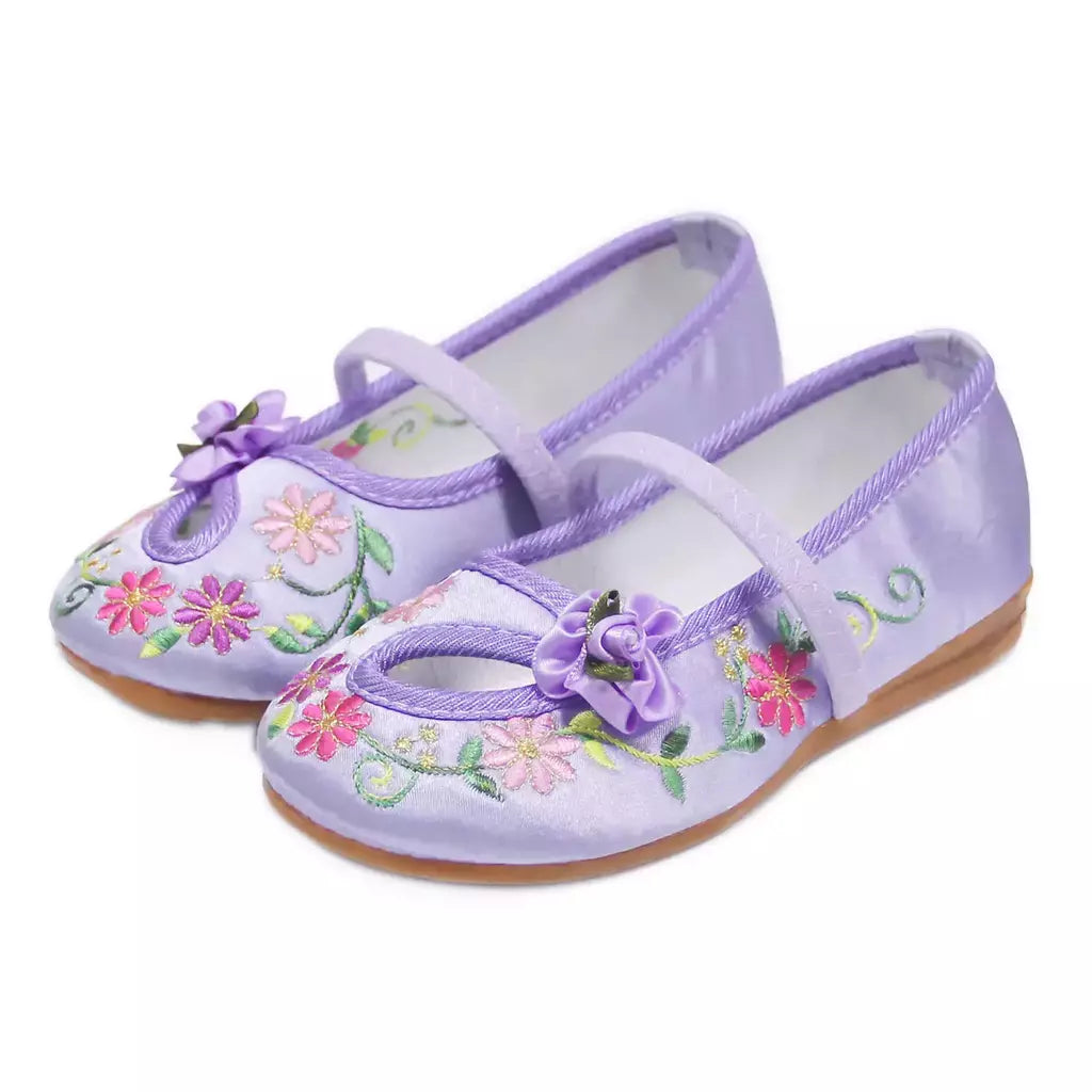 Encanto Mirabel sapatos para meninas, fantasia cosplay de Halloween, vestido Mary Jane, bailarina, casual, infantil, infantil, 4-12yrs